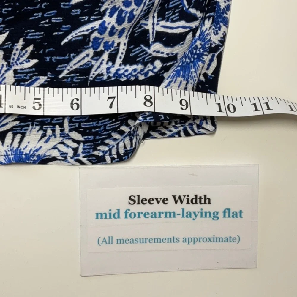 Torrid Swim Cover Up Size 14/16 Torrid size 1 / 2 Navy Black White Blue - Picture 9 of 12